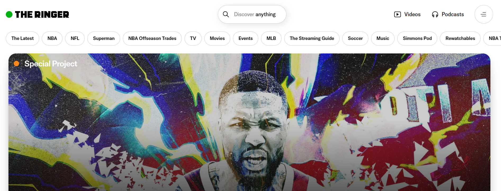 the ringer website
